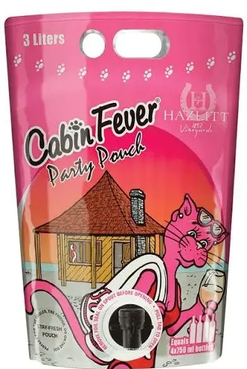 HAZLIT PINK CAT PARTY POUCH